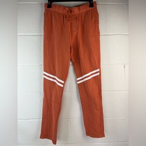 Tea Collection Orange Speedy Striped Joggers, 14